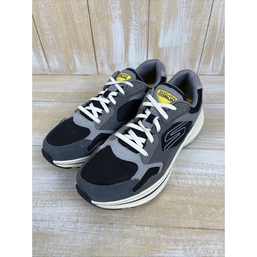 Skechers Go Run Consistent 2.0 Mens Sneakers Size 11 US Charcoal/Black